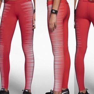 Nike flash reflective tights size large